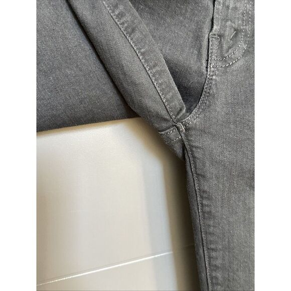 Mother The Insider Crop Step Fray Size 31 Black Jeans Not Guilty Stretchy - Picture 14 of 16